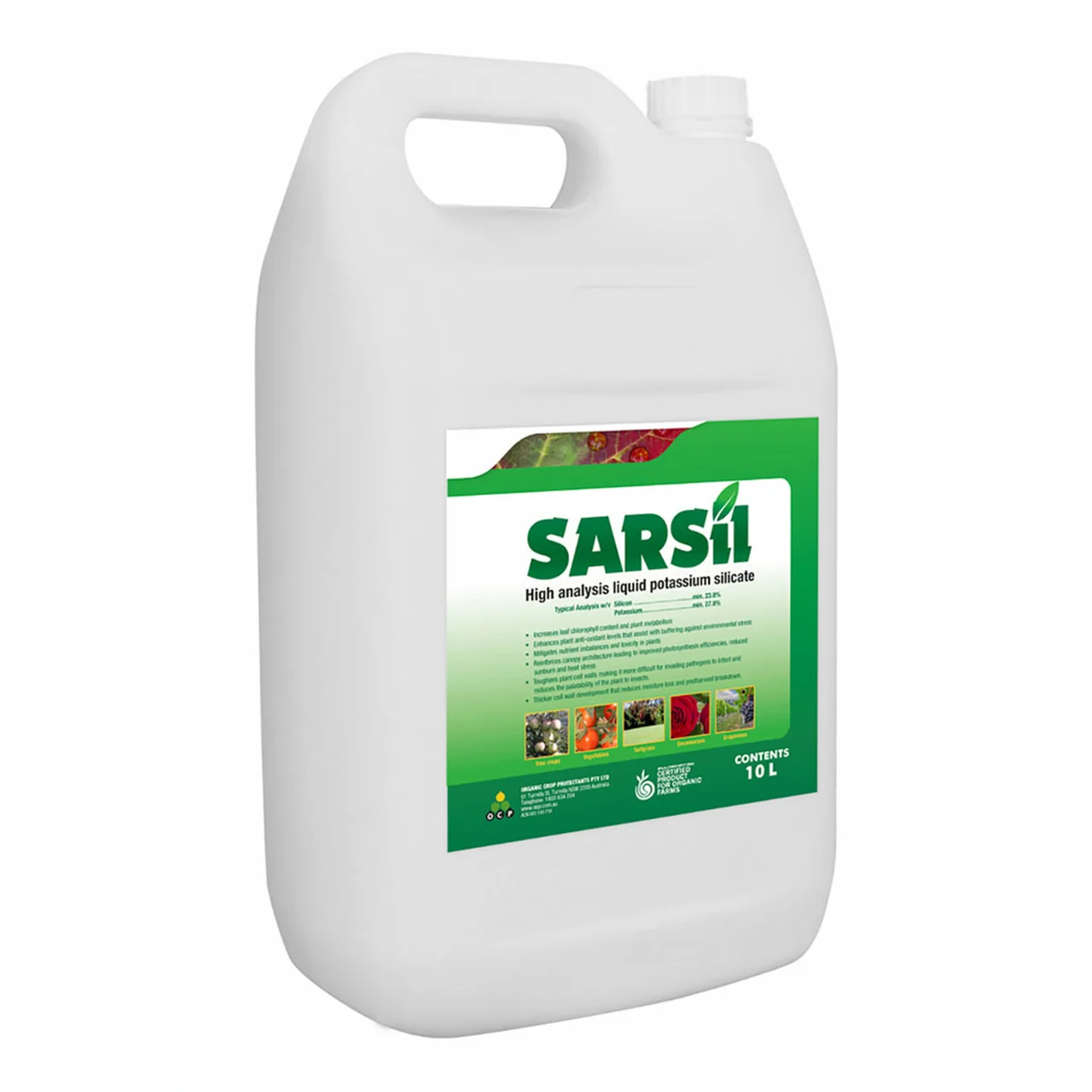 Sarsil Hi Analysis Potassium Silicate — 10 Litre
