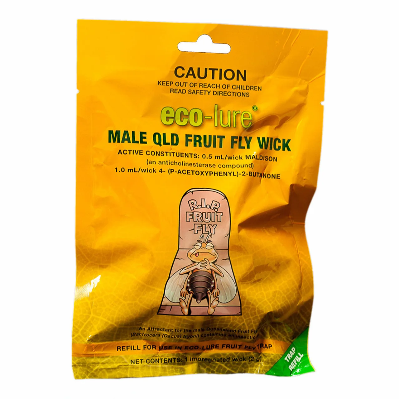Eco-Lure Male Qld Fruit Fly Wick | Replacement for Fruit Fly Trap