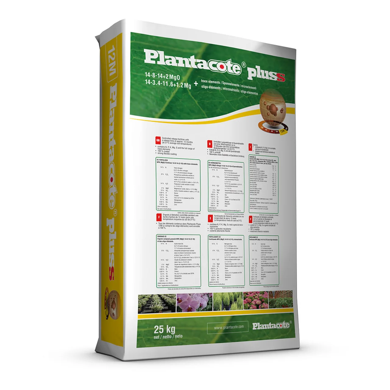 Plantacote Pluss Controlled Release Fertiliser — 25kg · 12 Months