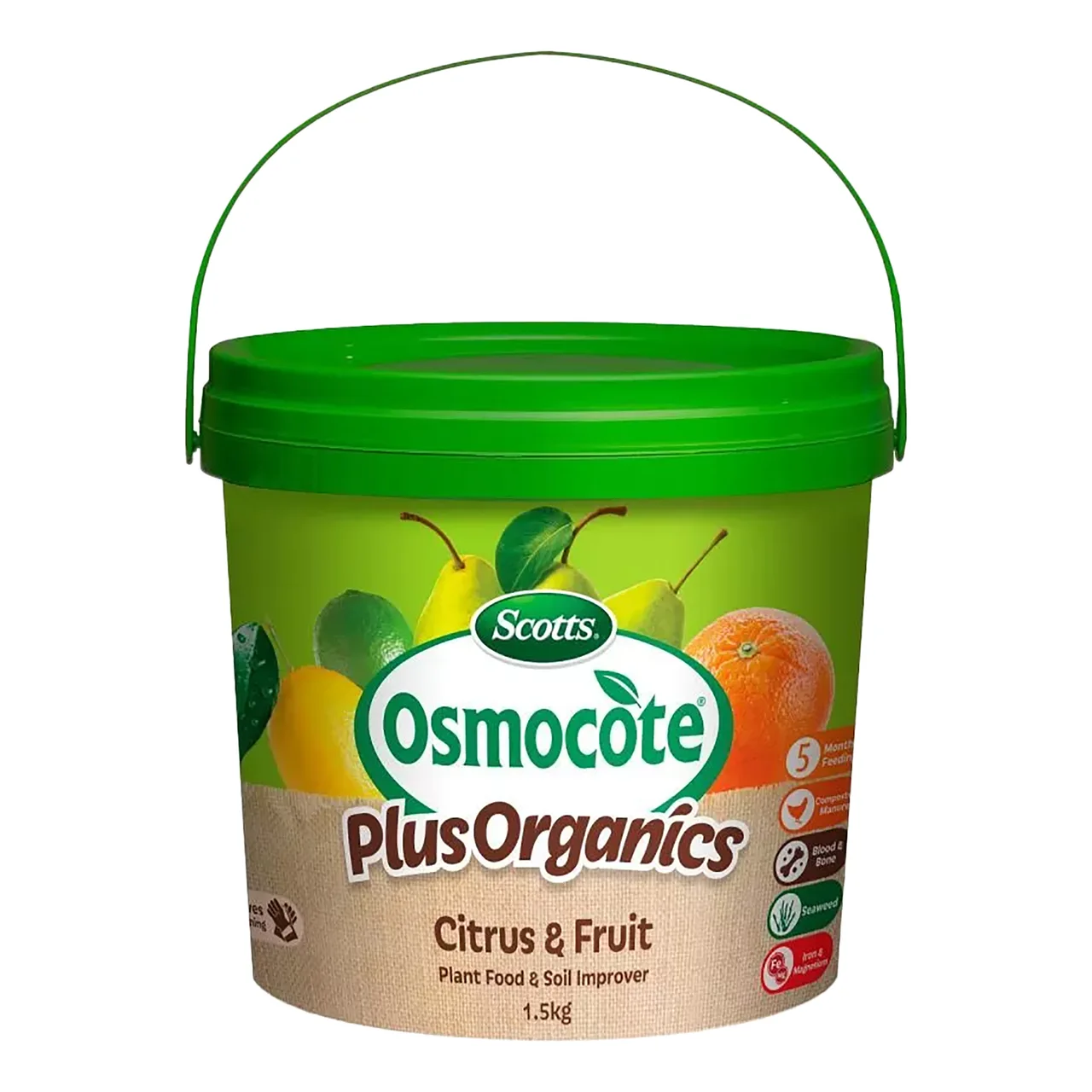 Osmocote Plus Organics Citrus & Fruit Plant Food & Soil Improver — 1.5kg