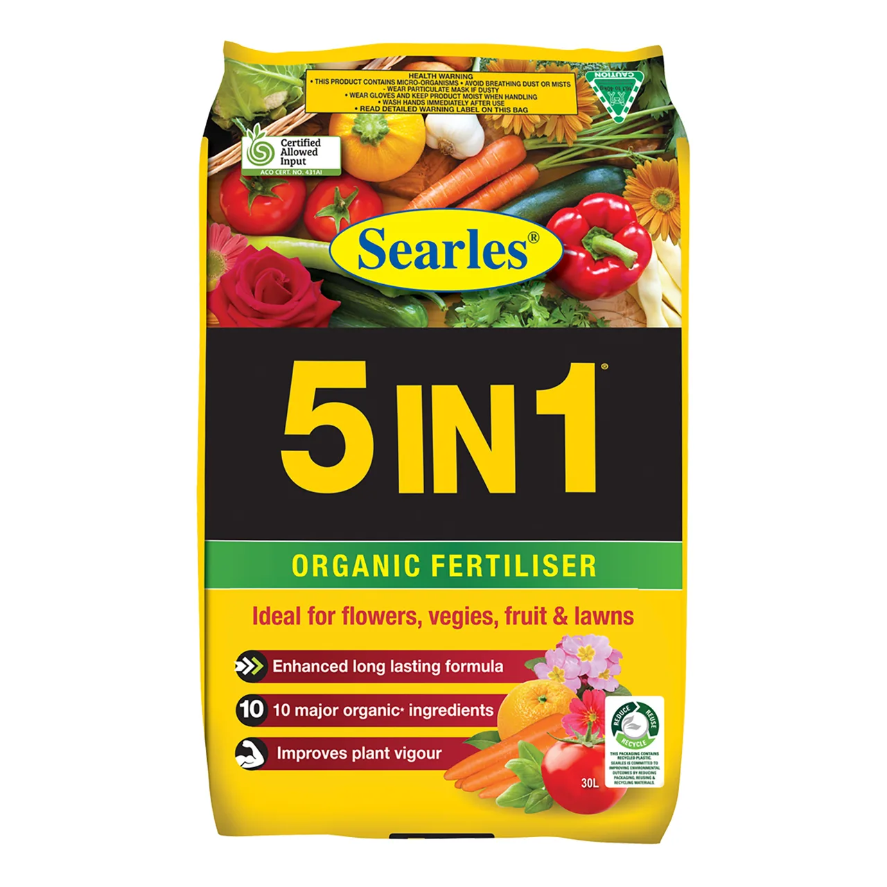 5 in 1 Organic Fertiliser — 30 Litre