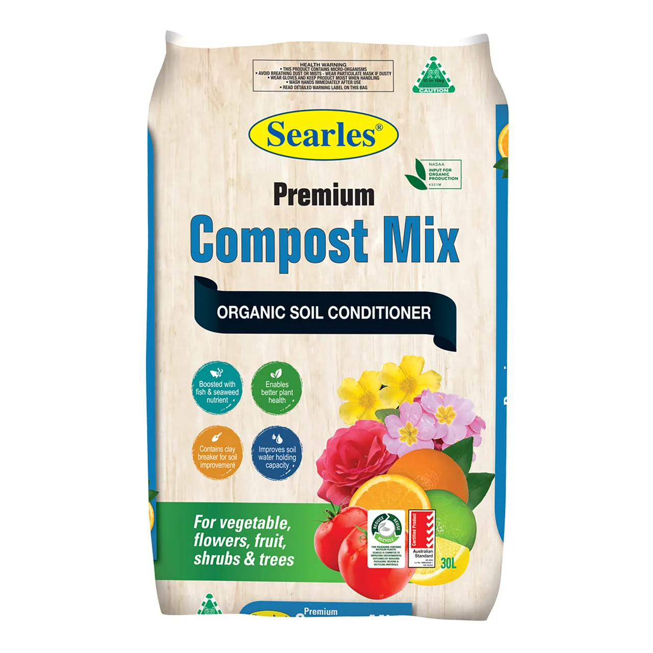 Premium Compost Mix — 30 Litre