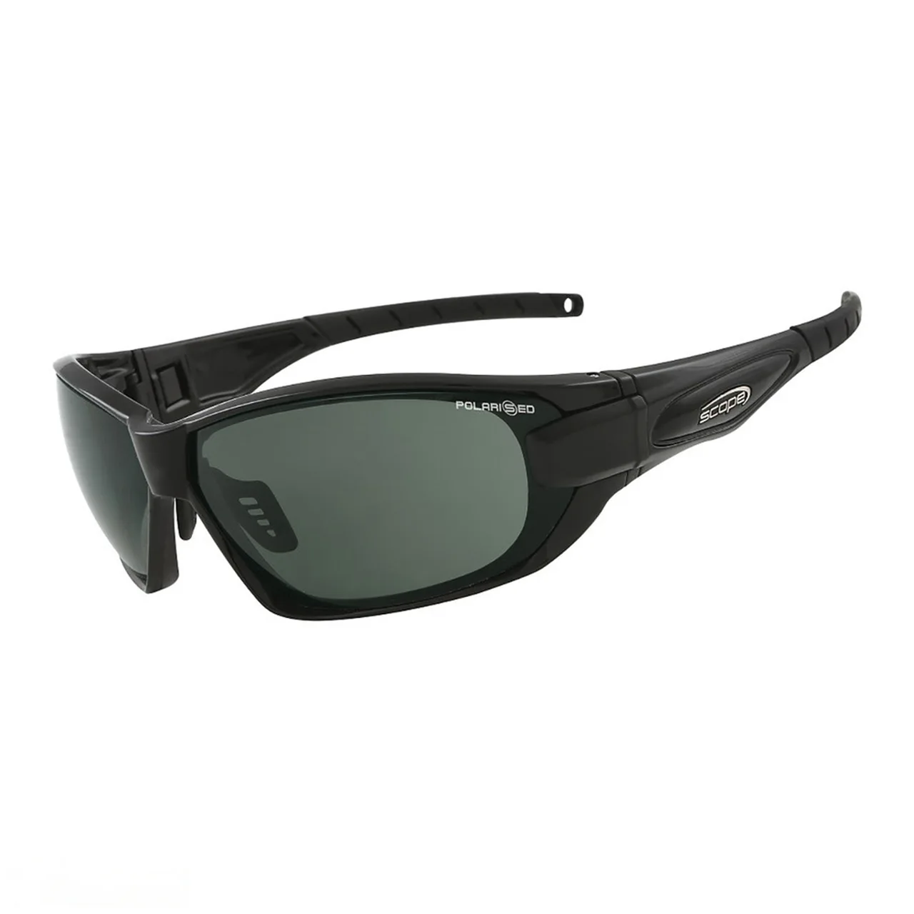 Genisys Black Polarised Lens Safety Glasses — Black
