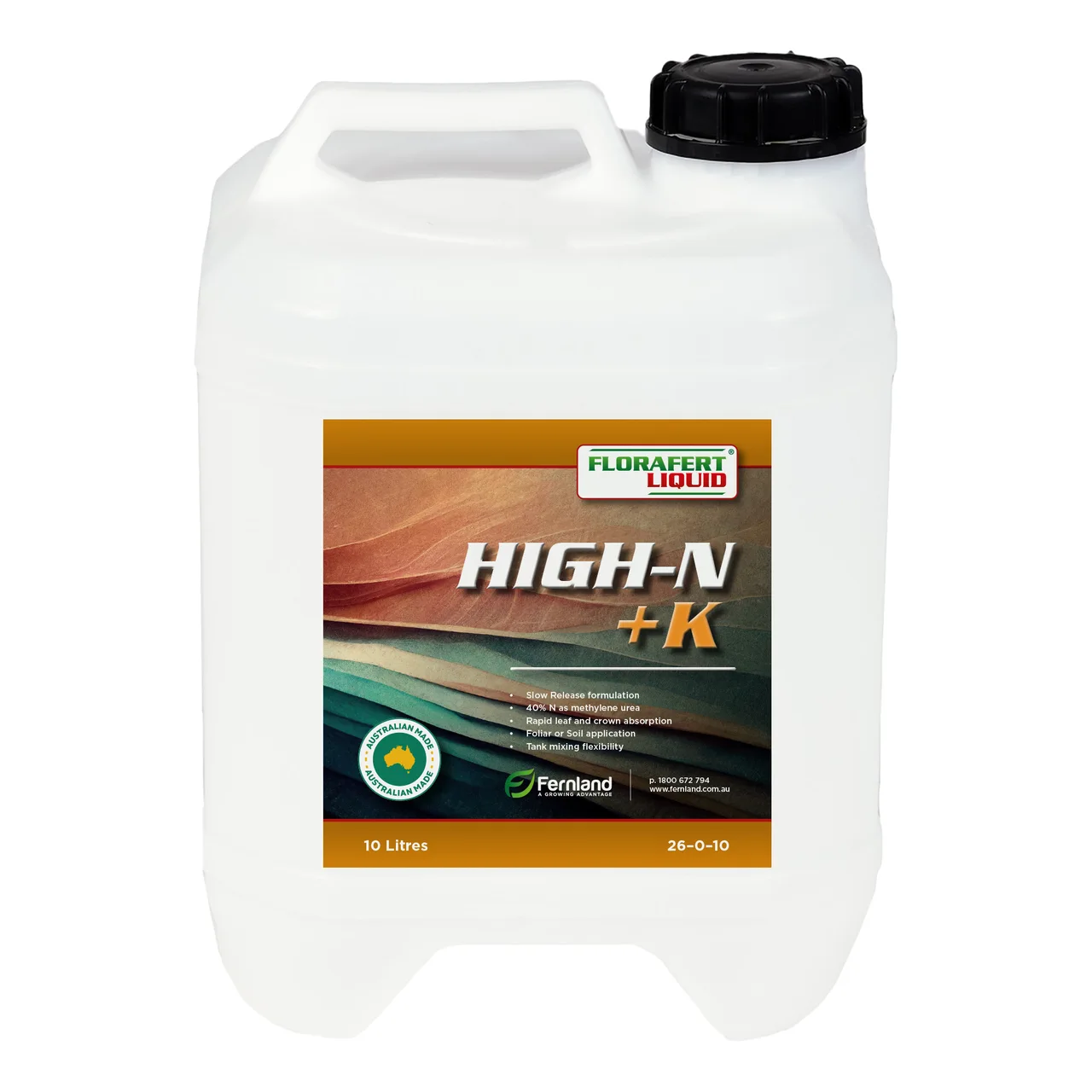 High-N +K 26–0–10 | Liquid Fertiliser — 10 Litre