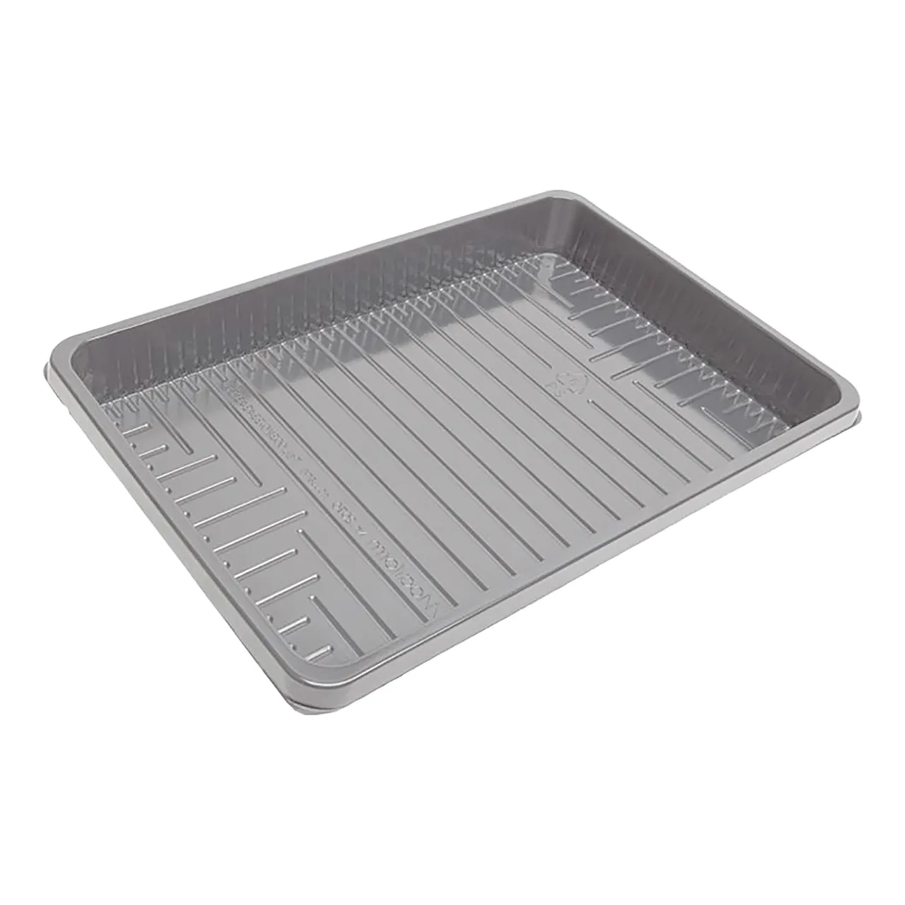 Large Drip Tray, 595 x 400 x 65mm — Pack of 10 · Pristine Grey