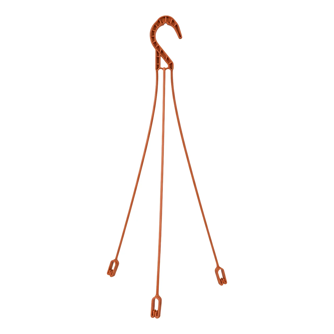 3-Prong Hanger with Large Hook | for 200mm Hanging Baskets — Terracotta · Pack of 5