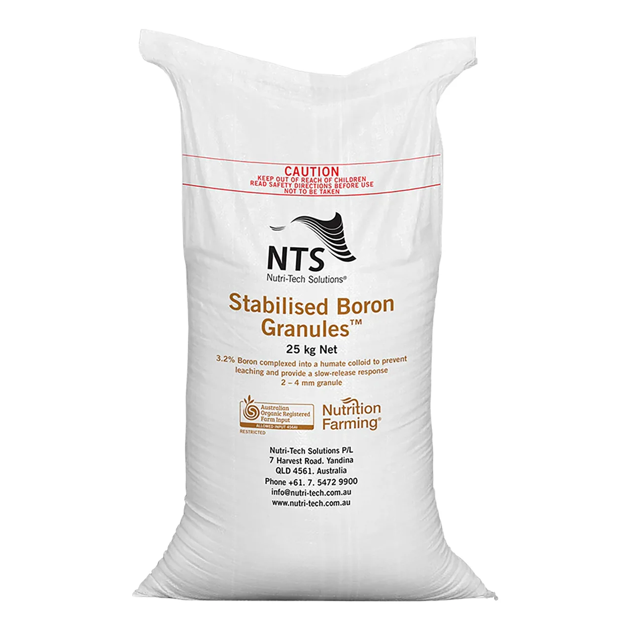 Stabilised Boron Granules | Trace Element Fertiliser — 25kg