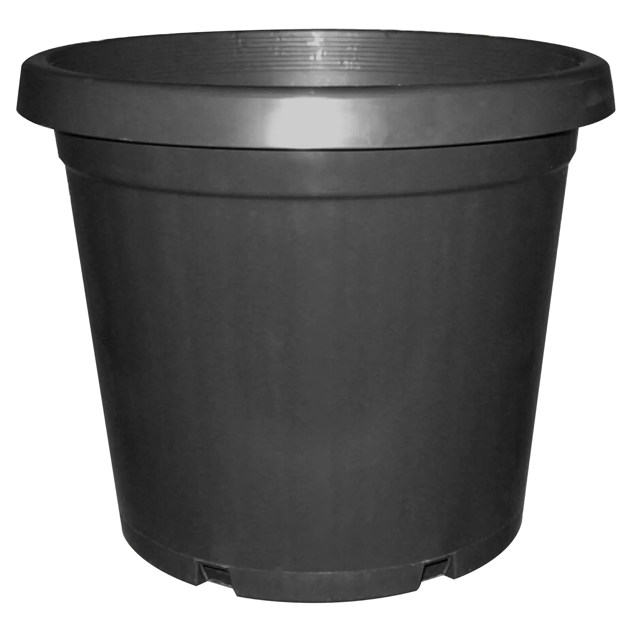 300mmØ Slimline Pot — Pack of 10 · Black