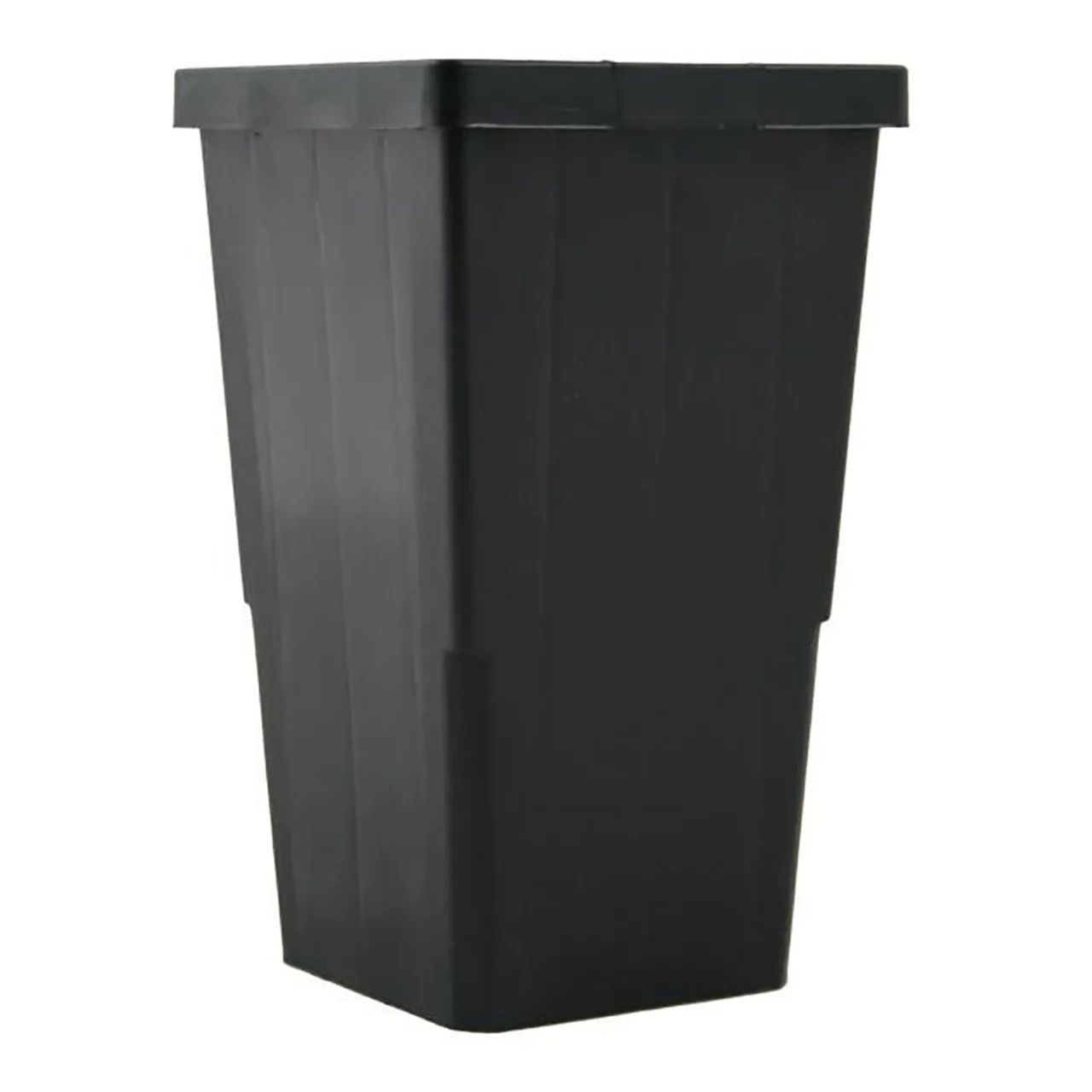 90mm Square Bottomless Pot — Pack of 20 · Black