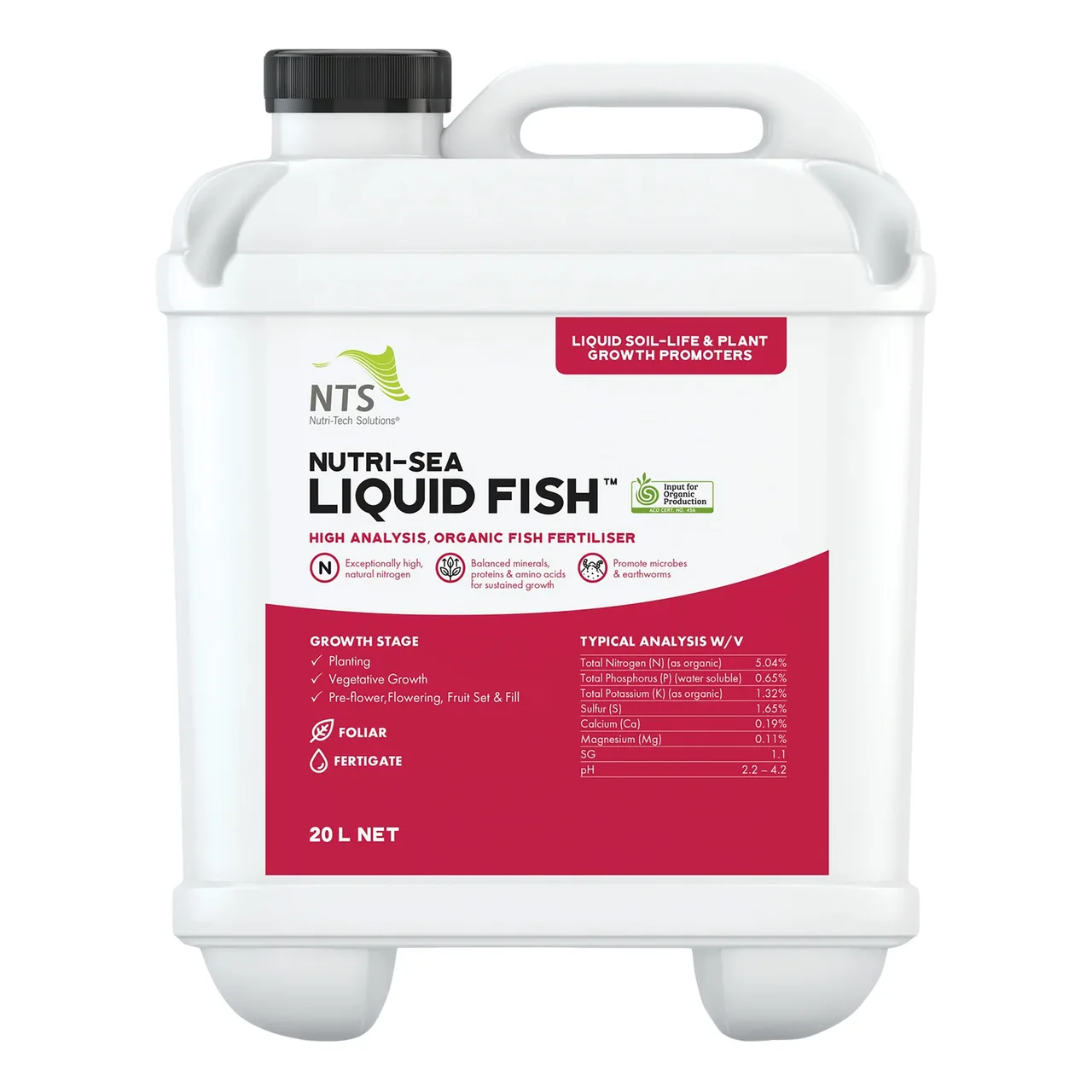 Nutri-Sea Liquid Fish — 20 Litre