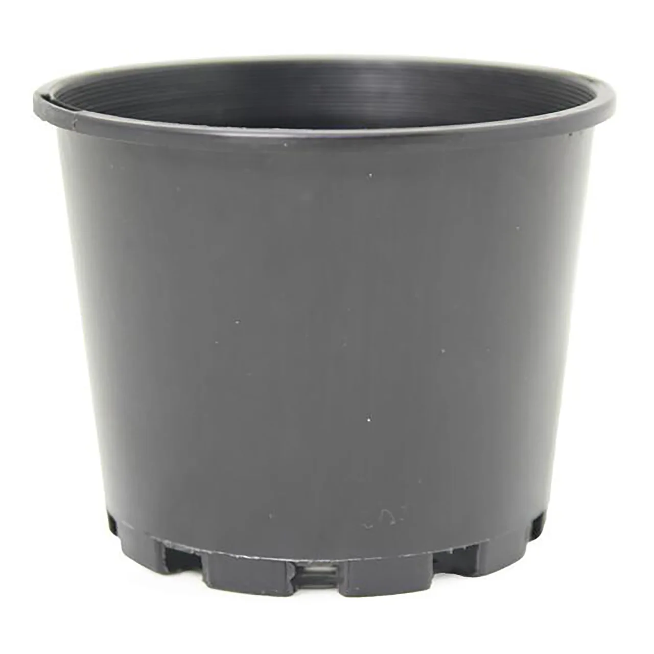 125mmØ Squat Pot — Pack of 10 · Black