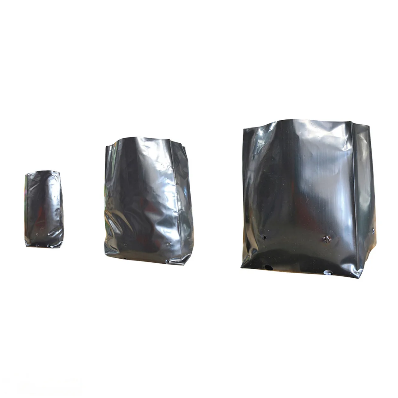 Polythene Plant Bag 375mmØ — 375mmØ x 320mm  35L · Pack of 100 · Black