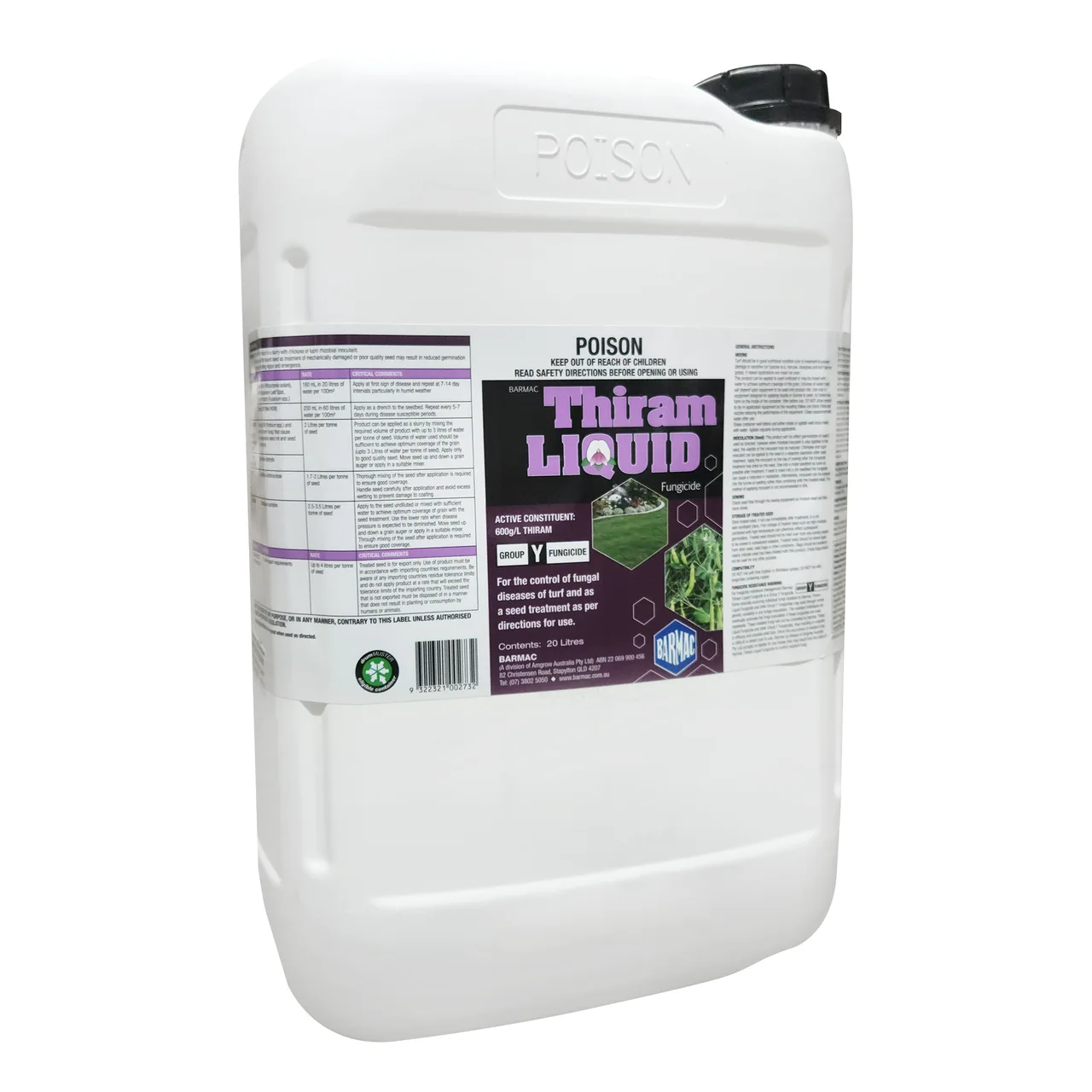 Liquid Thiram | Fungicide — 20 Litre