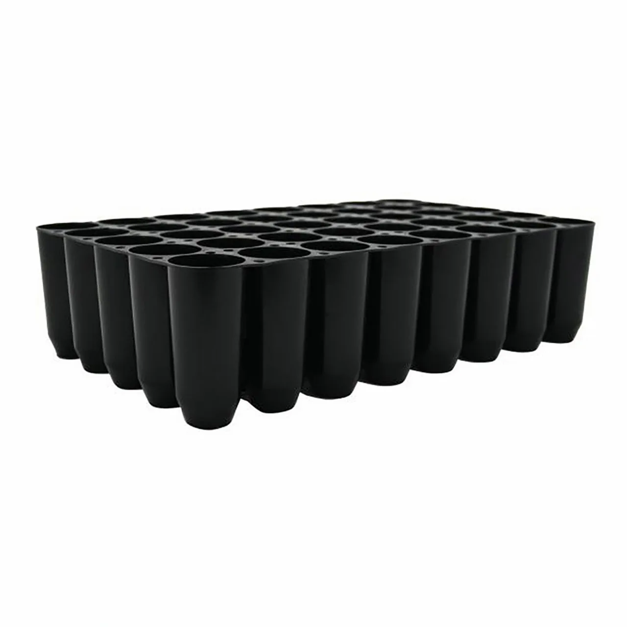 40 Cell Forestry Tray (equiv. Hiko V93) — Pack of 10 · Black