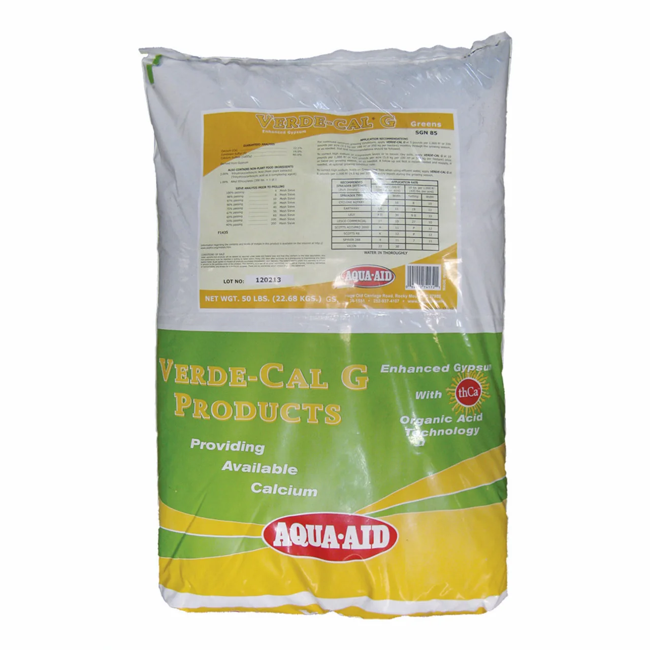 Verde-Cal G Enhanced Gypsum — 22.68kg · Coarse, 185SGN