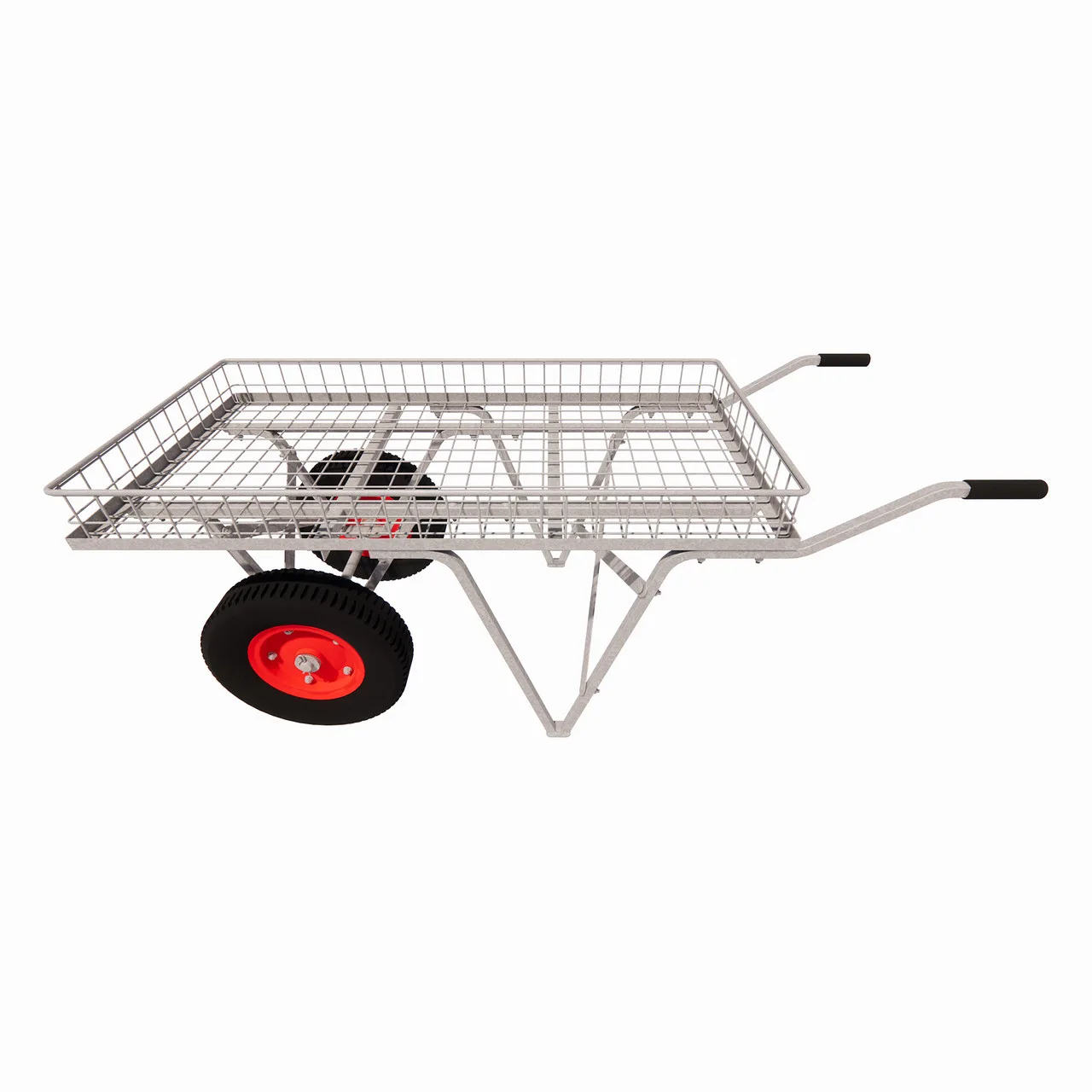 Galvanised Trolley | Medium 1220mm x 610mm | Barrow Type