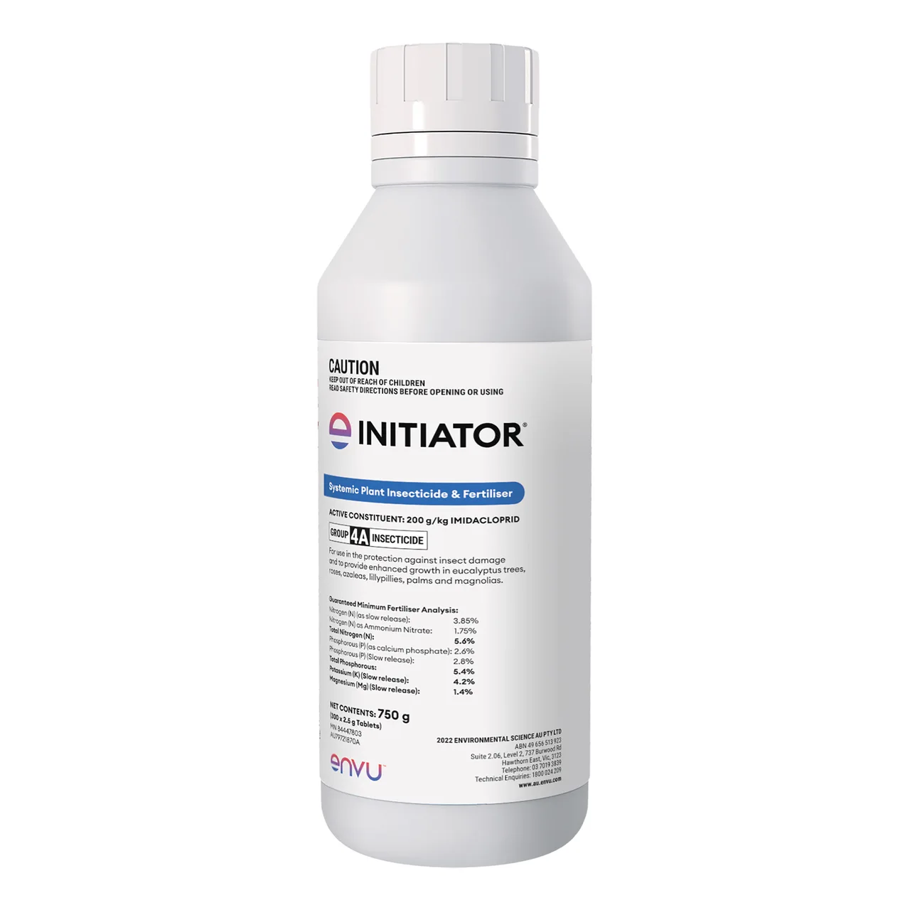 Initiator | Systemic Plant Insecticide & Fertiliser Tablets — 750g (300 x 2.5g Tablets)