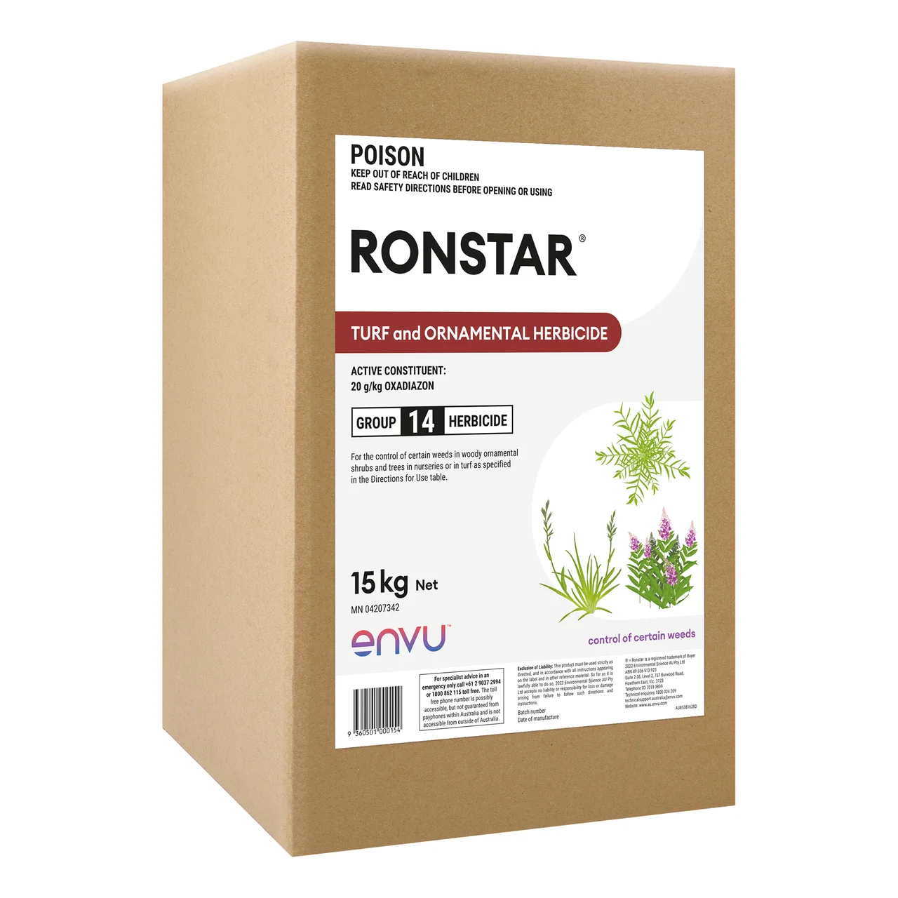 Ronstar | Turf & Ornamental Pre-emergent Herbicide — 15kg