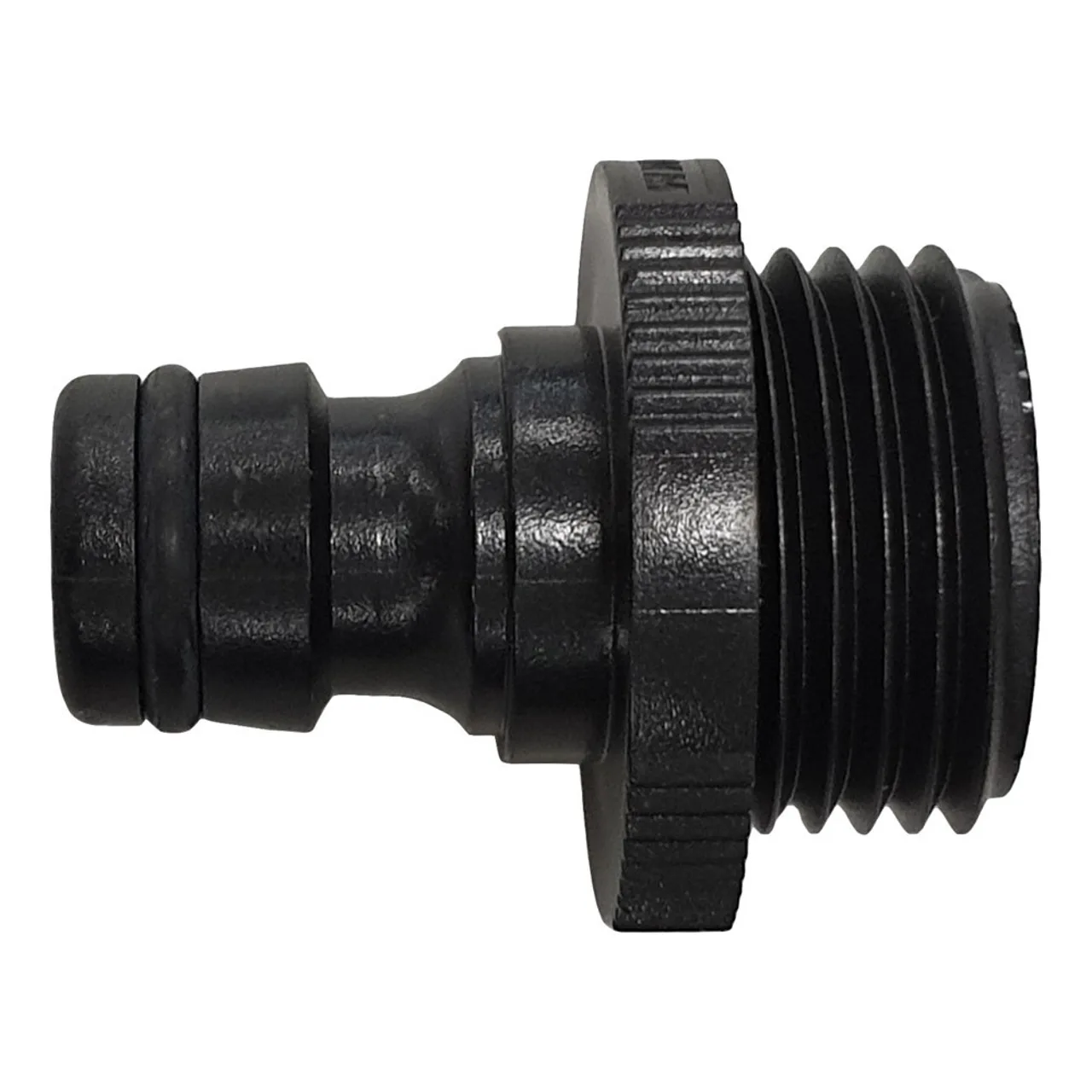 Plastic Adaptor from USA 3/4" NB (1 1/16" OD) to 12mm Click-on