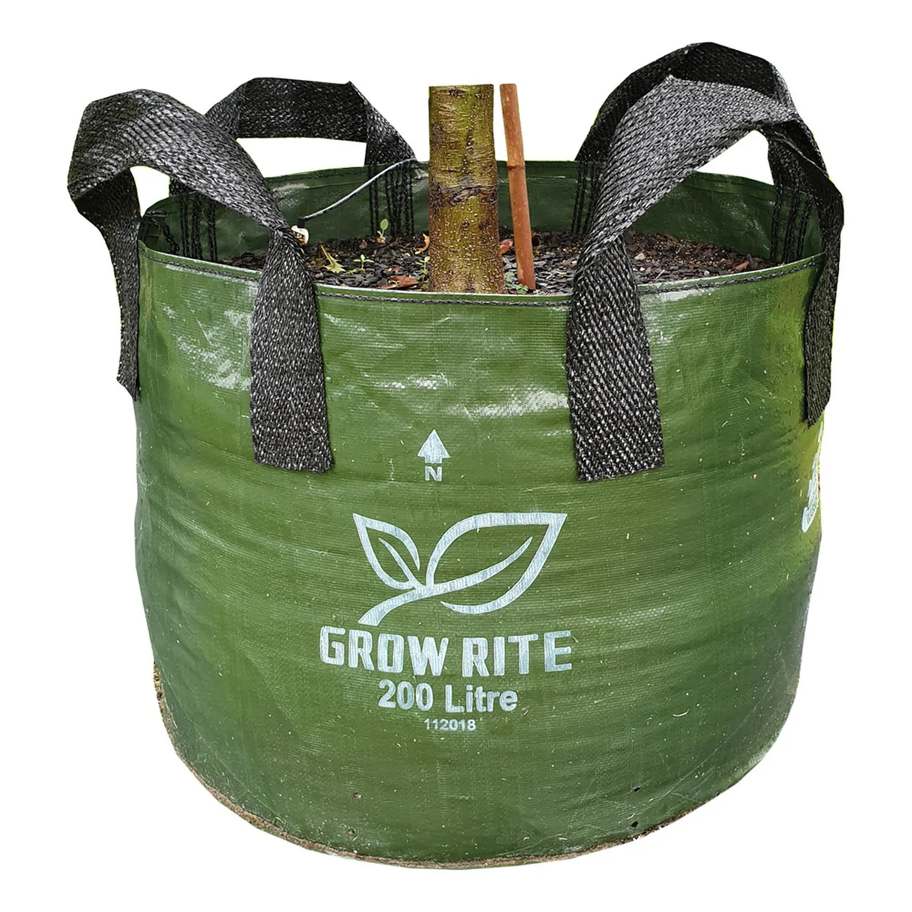 XHD Woven Plastic Plant Bag with 4 Handles, 200L — 690mmØ x 550mm · Pack of 5