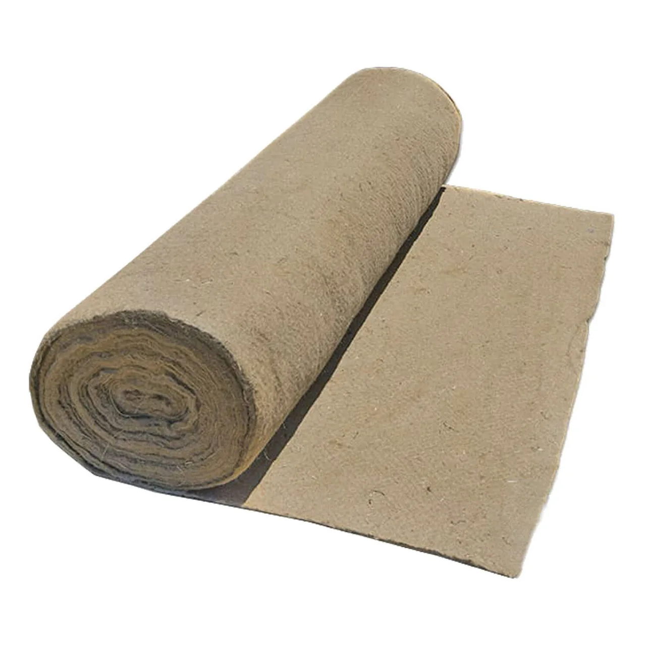 Organic Jute Matting | Natural Weed Control & Garden Bank Stabiliser — 1.8m Wide, 6 Slits / m2 · 25m Roll