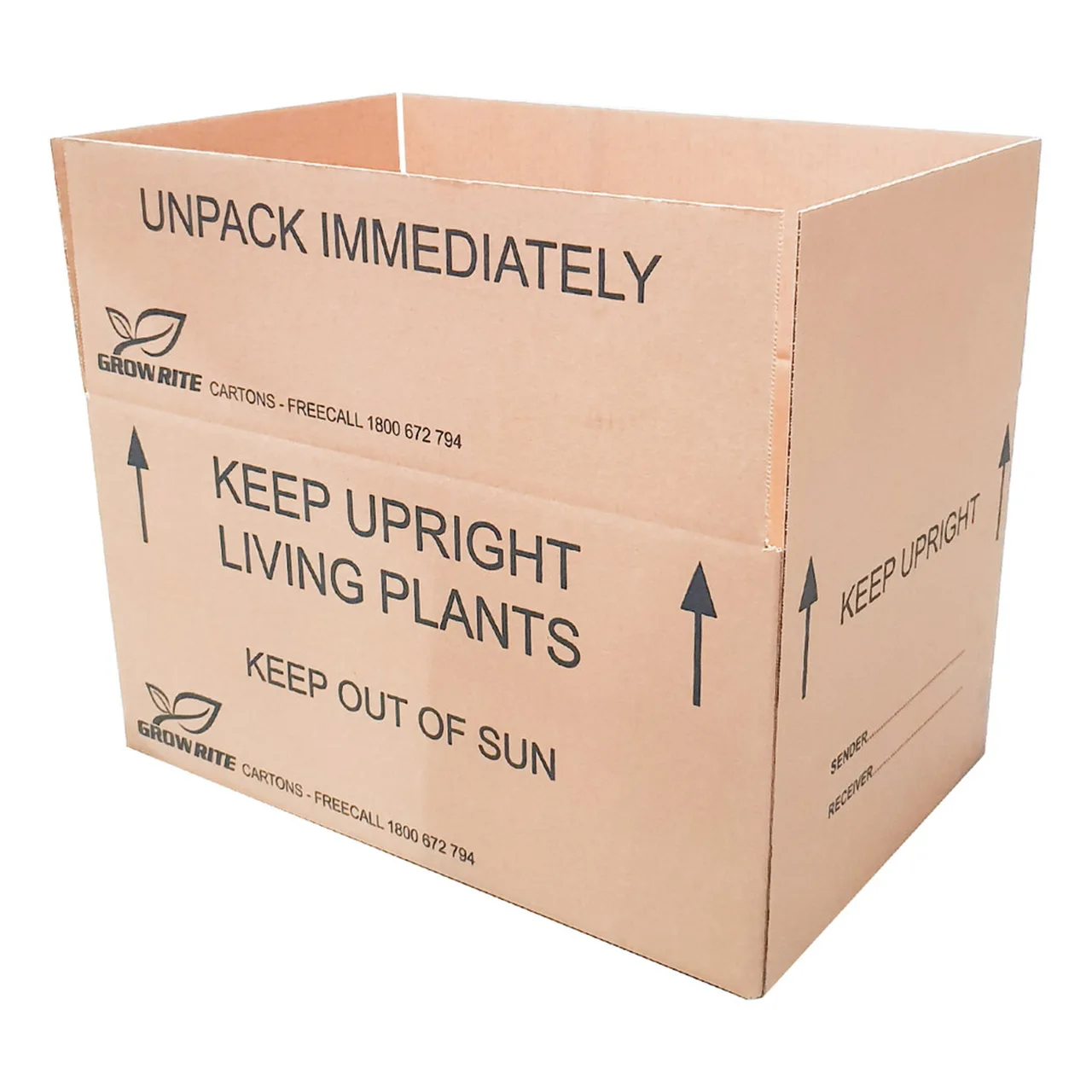 Living Plants Cartons — 592mm x 380mm x 300mm^ · Each