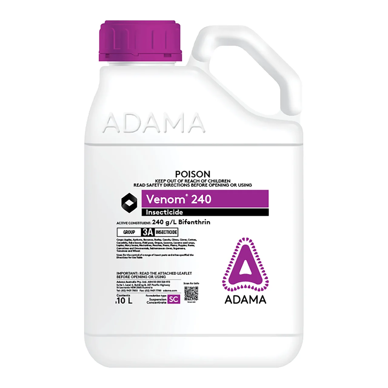 Venom Professional 240SC | Insecticide — 10 Litre