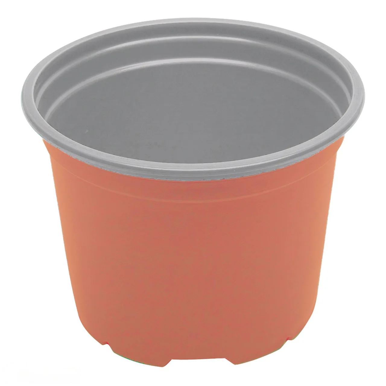 130mmØ Modiform Squat Pot — Pack of 10 · Terracotta