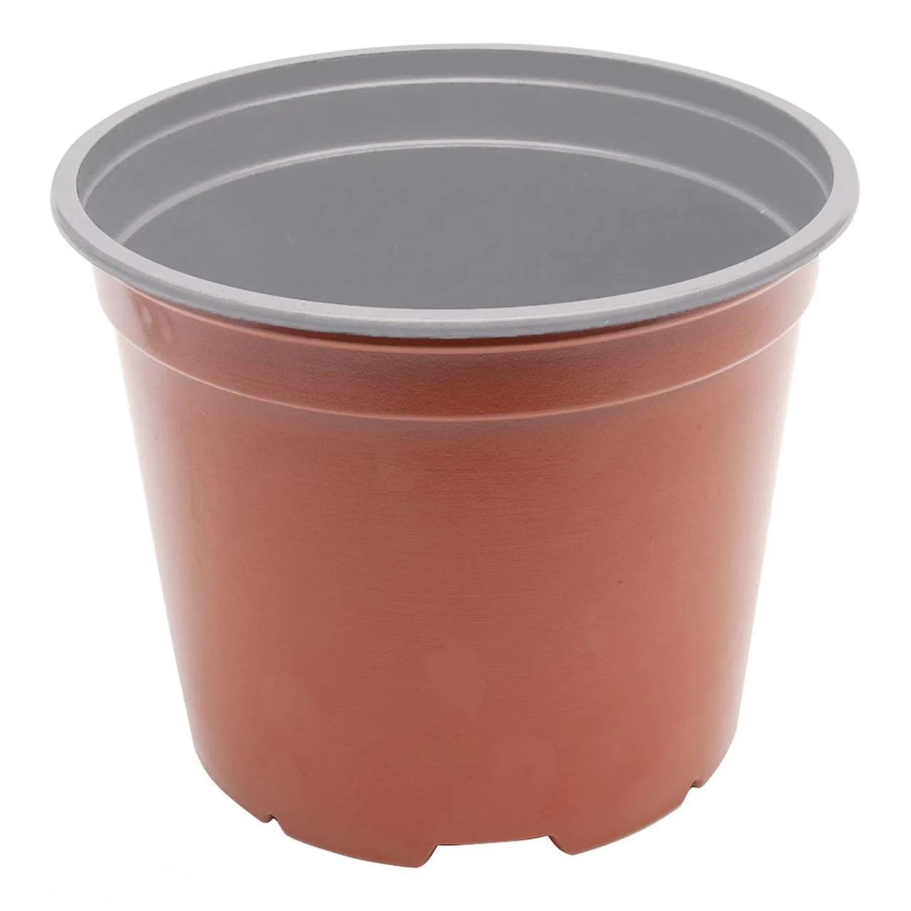 190mmØ Modiform Squat Pot — Pack of 10 · Terracotta