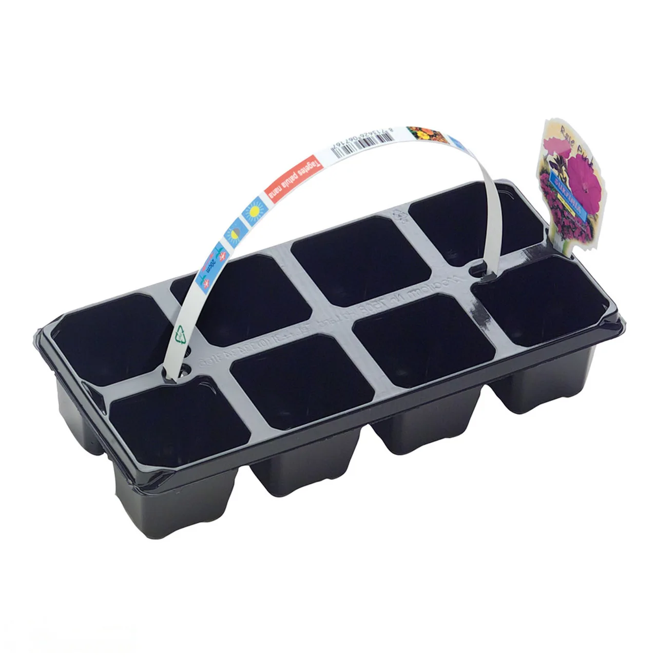 Endpack 8 Cell, 280x120x55mm  142mL — Pack of 10 · Black