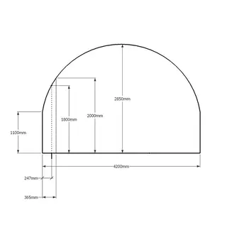 4.2m Wide Classic Tunnelhouse