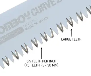 Gomboy Curve Large Teeth | Folding Saw