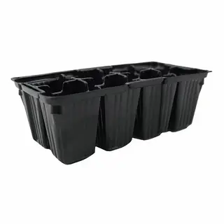 Metric Punnet Black - 8 Cell -  The Garden Superstore
