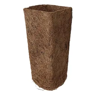 Coir Fibre Square Native Tube 50mmSQ x 120mm -  The Garden Superstore