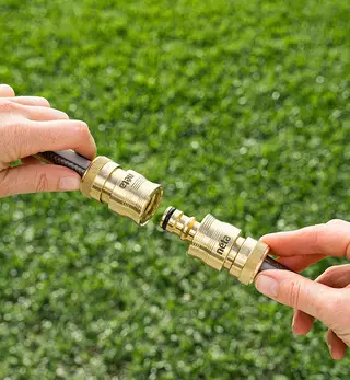 12mm Brass 2-End Coupler