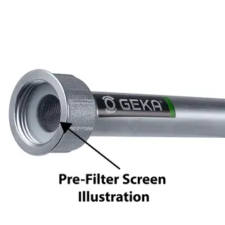 Geka Plus 60cm Aluminium Wand, Bayonet Fitting