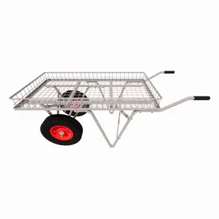 Galvanised Trolley | Medium 1220mm x 610mm | Barrow Type