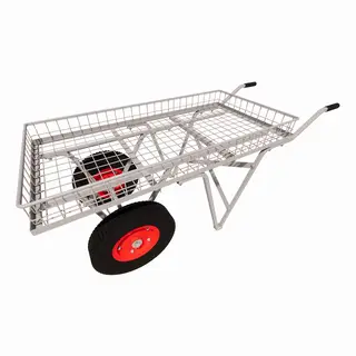 Galvanised Trolley | Medium 1220mm x 610mm | Barrow Type