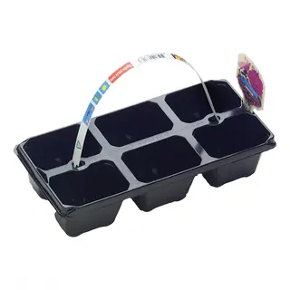 Black Endpack 6 Cell, 280x120x55mm  192mL -  The Garden Superstore