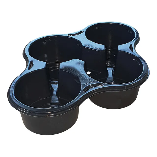 Carry Pack Black (Holds 4 x 10.5cm Pots) -  The Garden Superstore