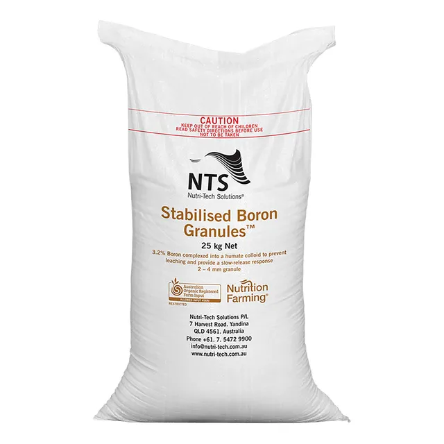 Stabilised Boron Granules | Trace Element Fertiliser