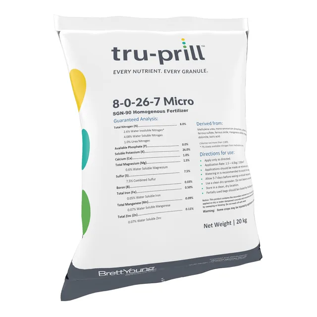 Tru-Prill 8-0-26+TE Premium Greens Grade Turf Fertiliser -  The Garden Superstore