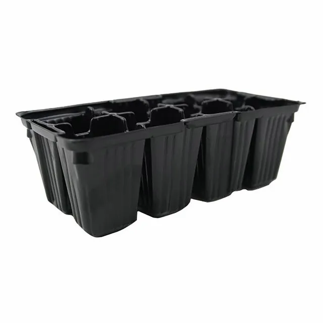 Metric Punnet Black - 8 Cell -  The Garden Superstore