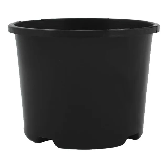 110mmØ Squat Pot Black -  The Garden Superstore
