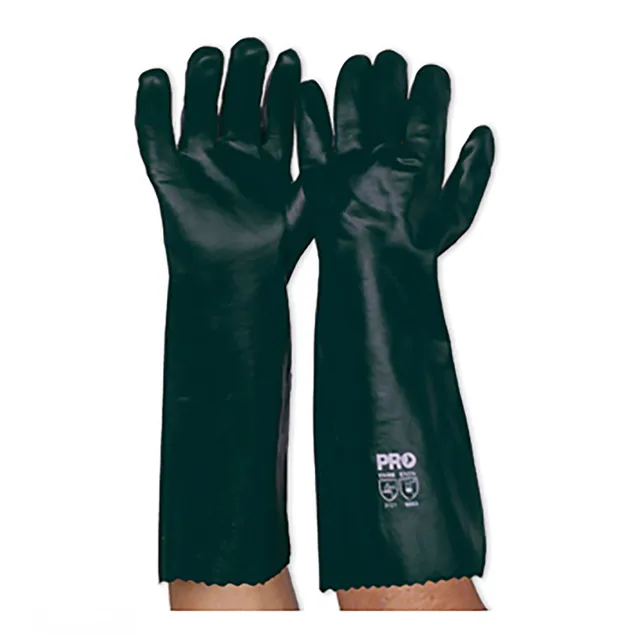 Green HD PVC Elbow-length Mens Gloves -  The Garden Superstore
