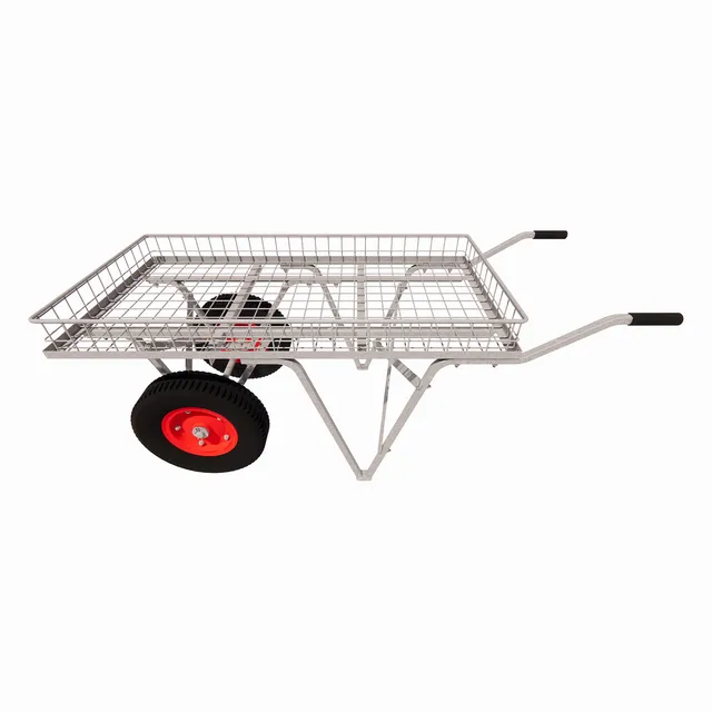 Galvanised Trolley | Medium 1220mm x 610mm | Barrow Type