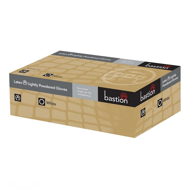 Low Powder White Latex Gloves -  The Garden Superstore