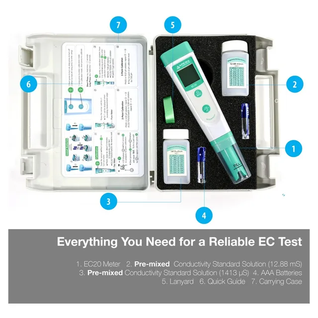 EC Meter Digital Kit with ATC - EC Tester High