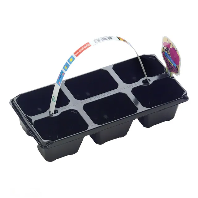 Black Endpack 6 Cell, 280x120x55mm  192mL -  The Garden Superstore