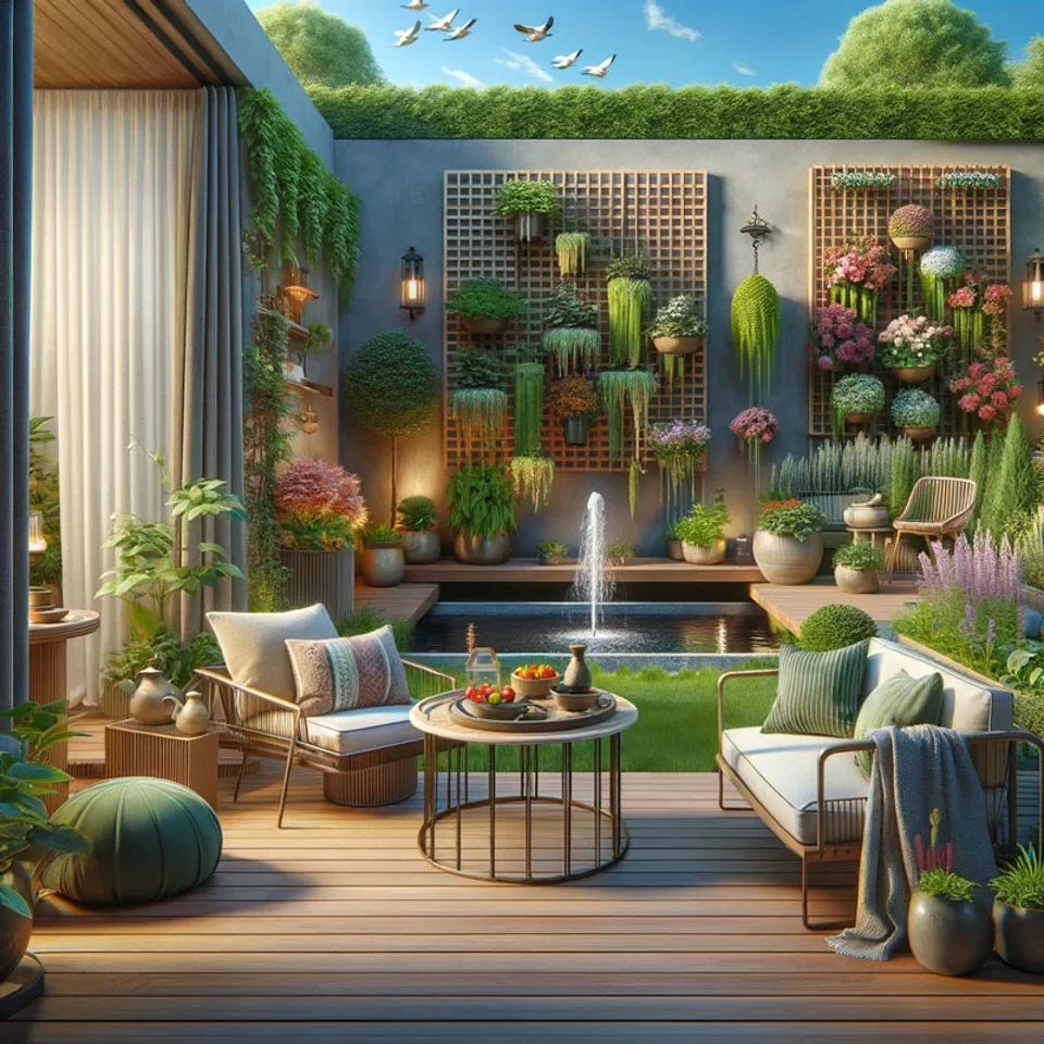 integrating features to your garden
